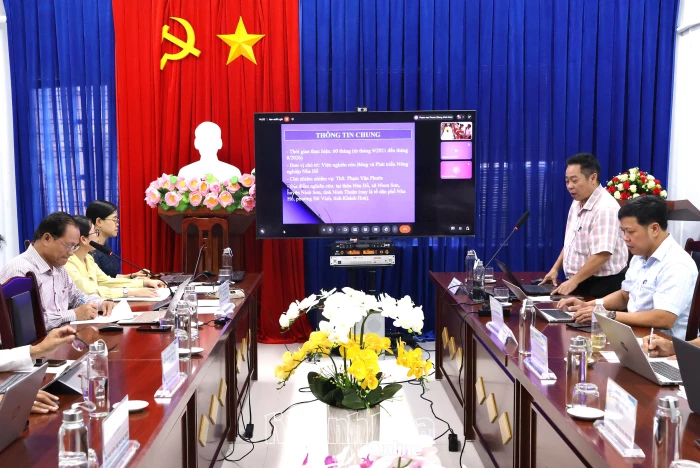 Nghiệm thu đề tài bảo tồn, khai thác nguồn gen cây nho phục vụ chọn tạo giống mới