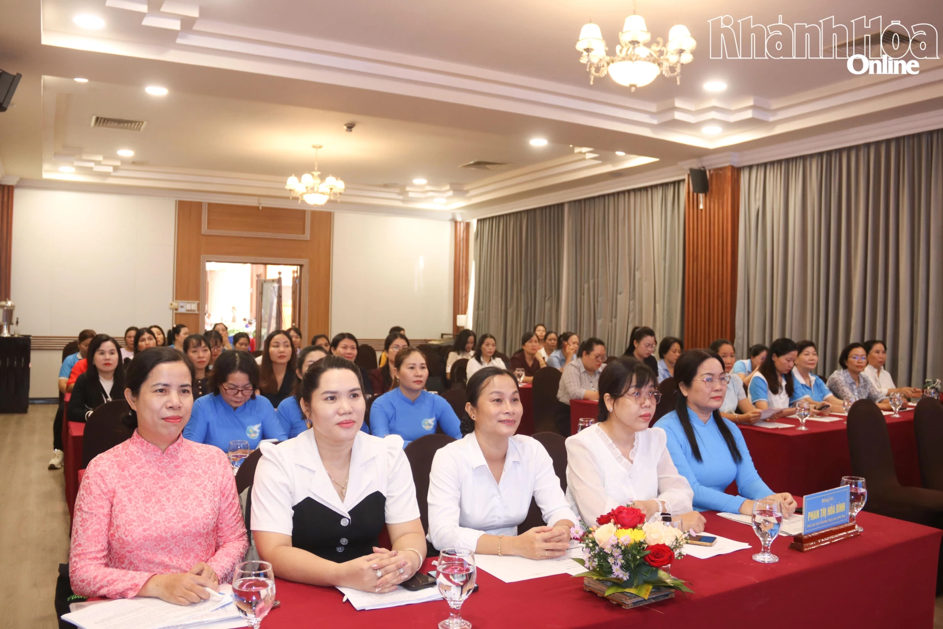 Các cán bộ hội tham gia tập huấn.