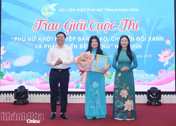 Trao giải cuộc thi “Phụ nữ khởi nghiệp sáng tạo, chuyển đổi xanh và phát triển bền vững”