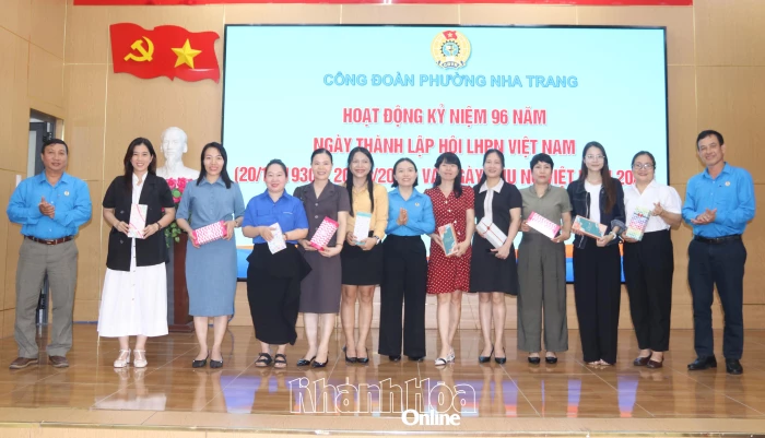 Công đoàn phường Nha Trang tổ chức hoạt động kỷ niệm ngày 20-10