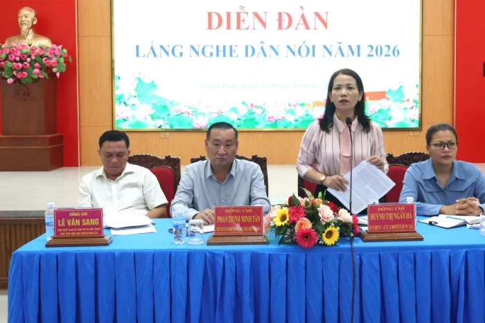Xã Cam Lâm tổ chức diễn đàn “Lắng nghe dân nói”