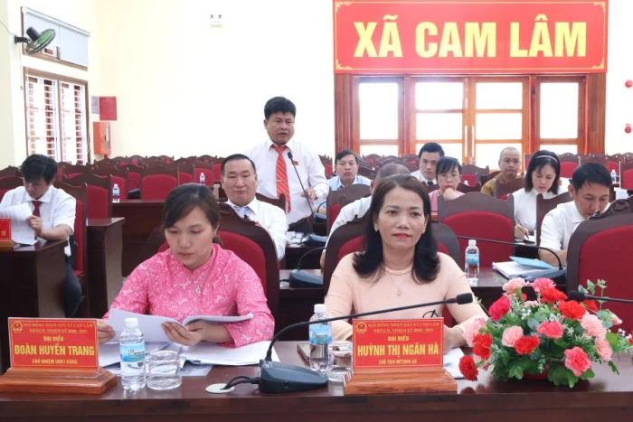 Kỳ họp chuyên đề HĐND xã Cam Lâm khóa II 