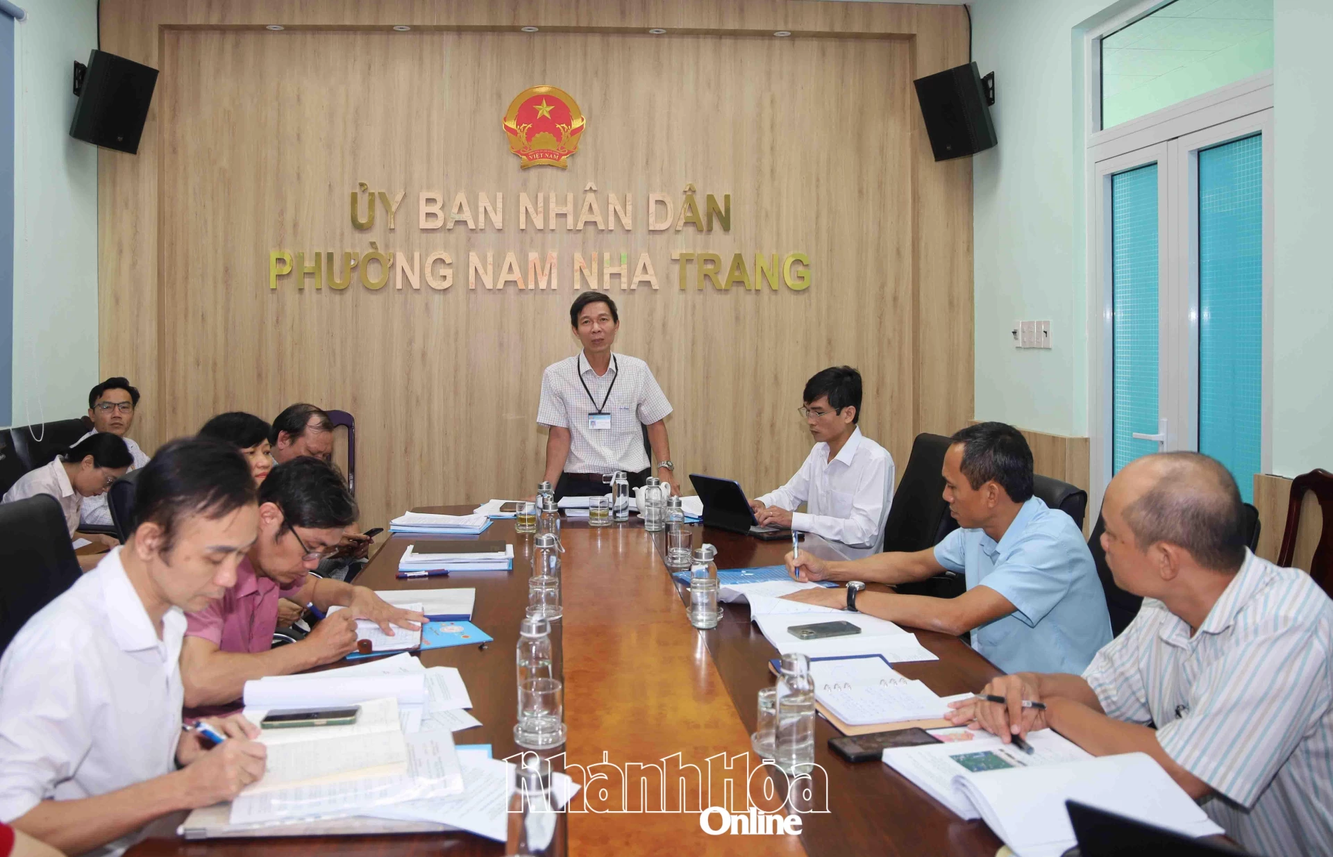 Ông Nguyễn Văn Minh kết luận tại cuộc họp.