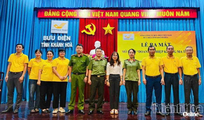 Bưu điện tỉnh Khánh Hòa ra mắt mô hình “Doanh nghiệp không ma túy”