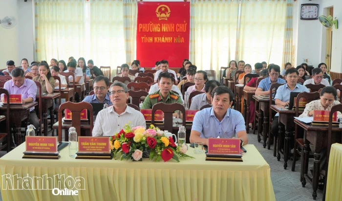 Phường Ninh Chử học tập, quán triệt các văn bản của Đảng