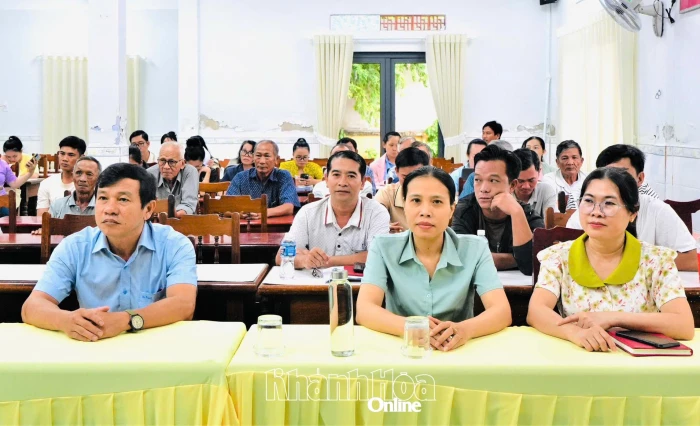 Phường Ninh Chử tập huấn nghiệp vụ công tác Mặt trận cho 60 học viên