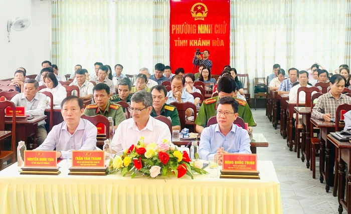 Hội nghị Ban Chấp hành Đảng bộ phường Ninh Chử lần thứ 6
