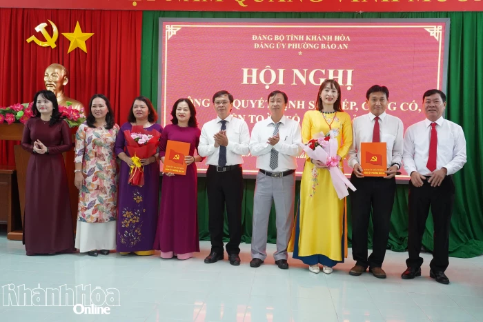 Phường Bảo An sắp xếp, kiện toàn các tổ chức đảng