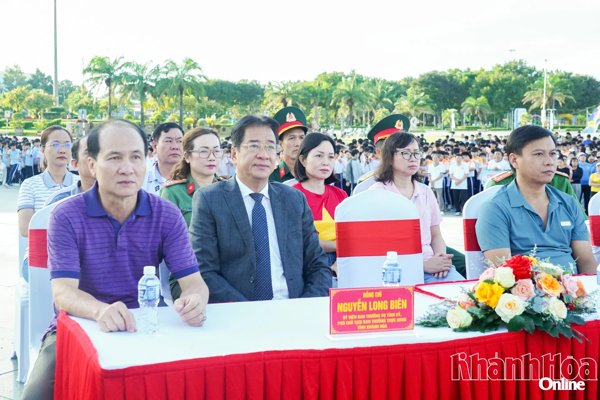 Đồng chí Nguyễn Long Biên tham dự lễ phát động.