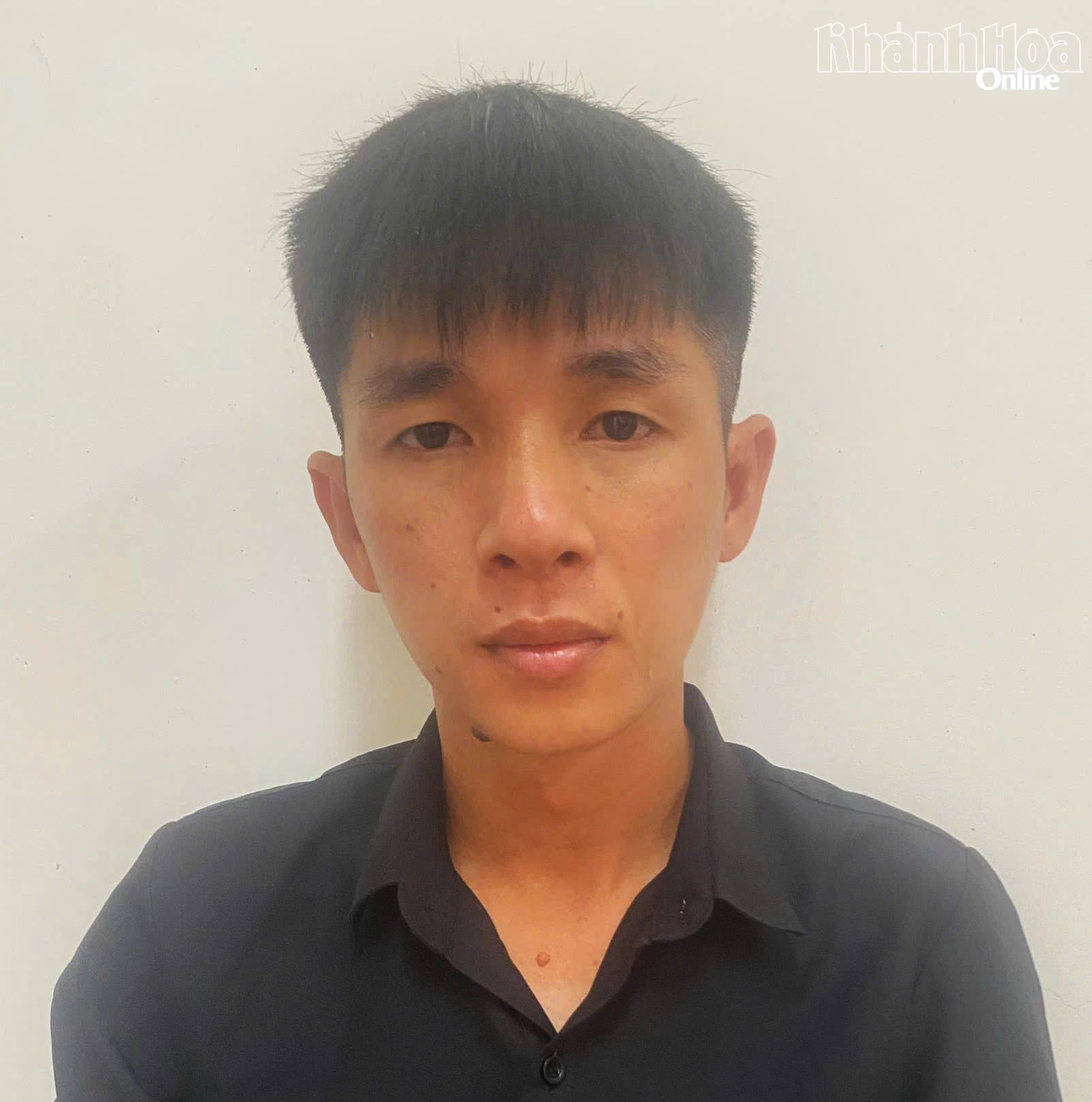 Nguyễn Xuân Trầm tại cơ quan Công an.