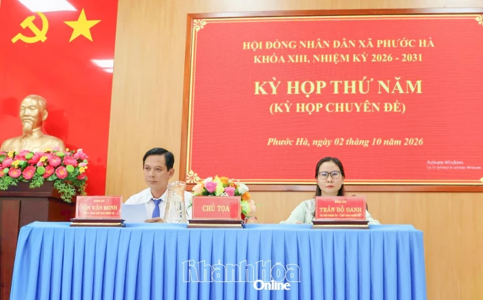 HĐND xã Phước Hà tổ chức kỳ họp chuyên đề lần thứ 5