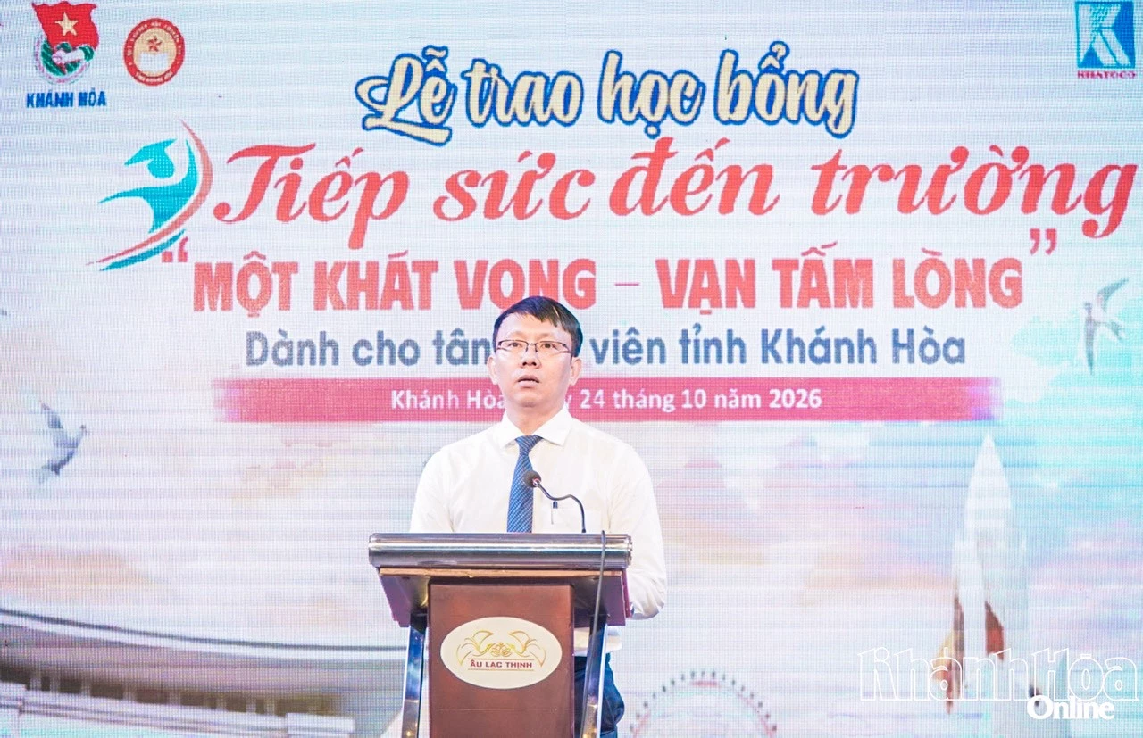 Đồng chí Nguyễn Thanh Hà - Phó Chủ tịch UBND tỉnh phát biểu tại chương trình.