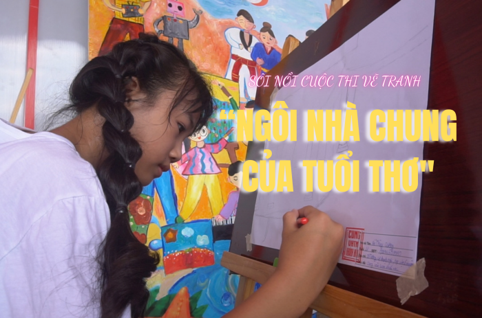 [Video] Sôi nổi cuộc thi vẽ tranh 