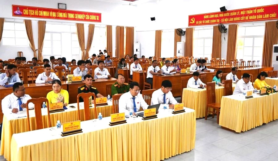 Quang cảnh kỳ họp.