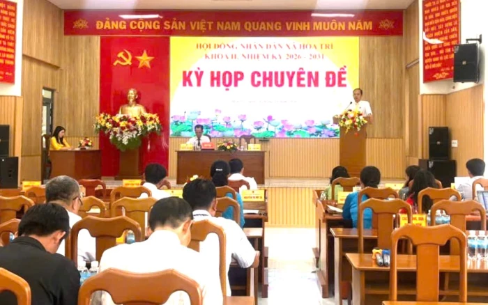 HĐND xã Hòa Trí tổ chức Kỳ họp chuyên đề