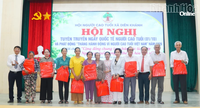 Xã Diên Khánh phát động "Tháng hành động vì người cao tuổi Việt Nam"