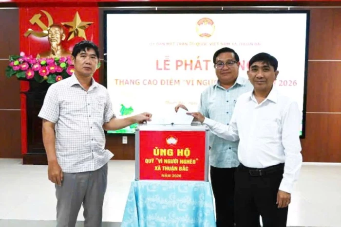 Xã Thuận Bắc phát động Tháng cao điểm "Vì người nghèo" năm 2026