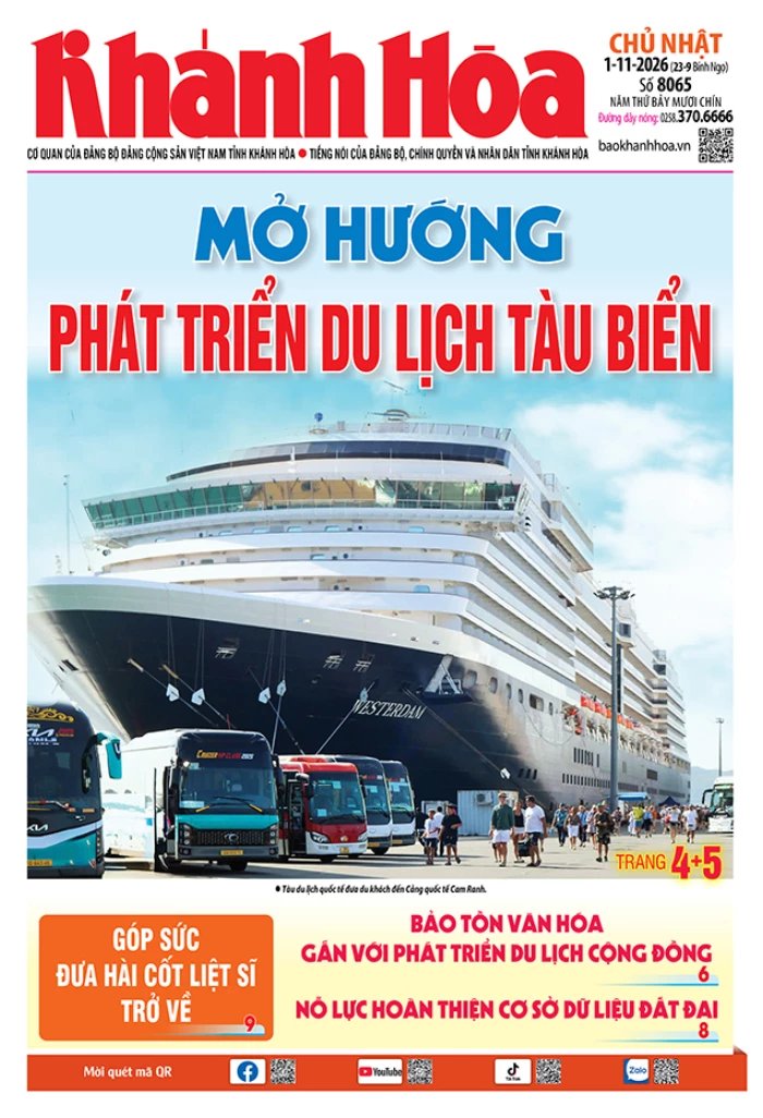 Đọc báo in số 8065 ngày 1/11/2026
