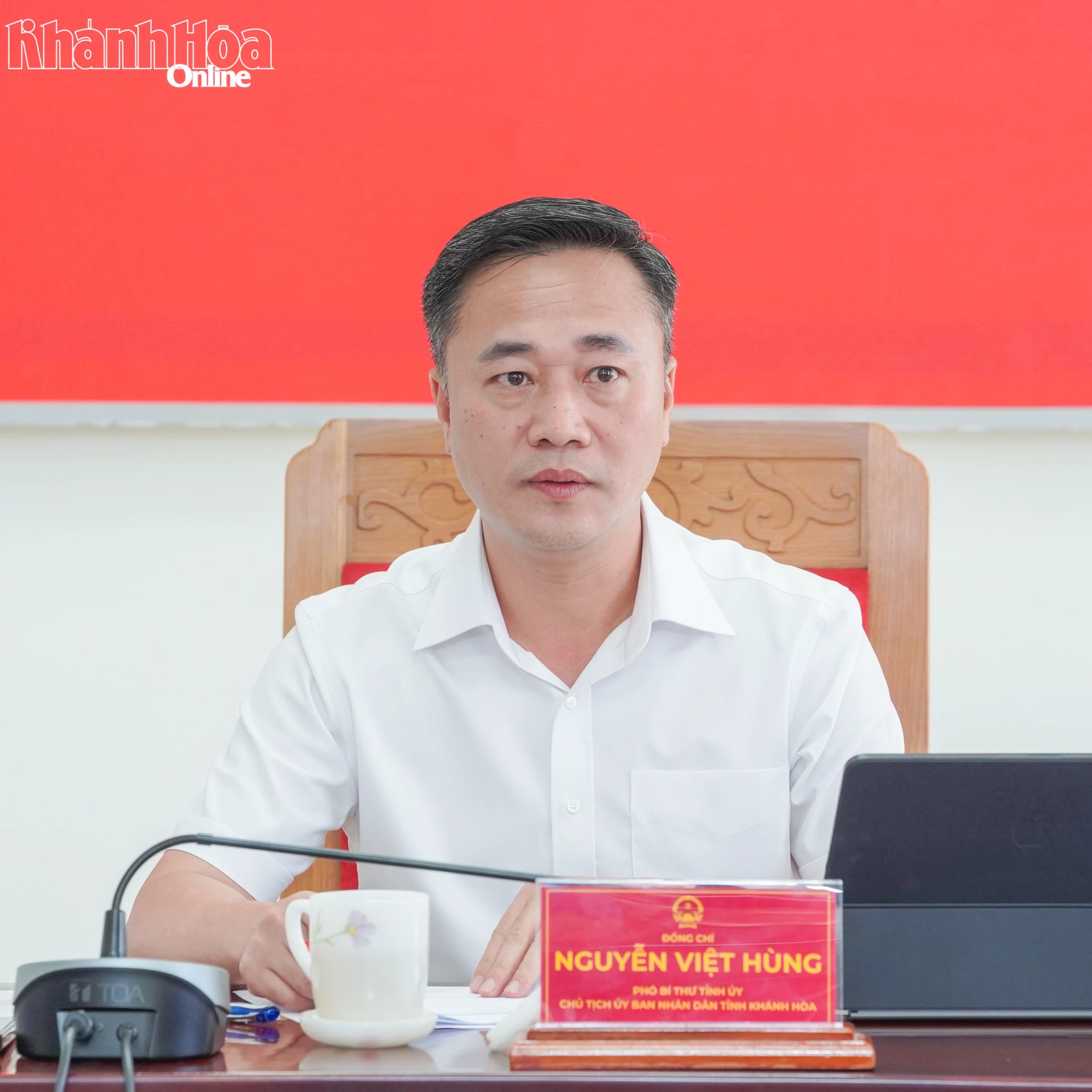 Quang cảnh buổi tiếp công dân.