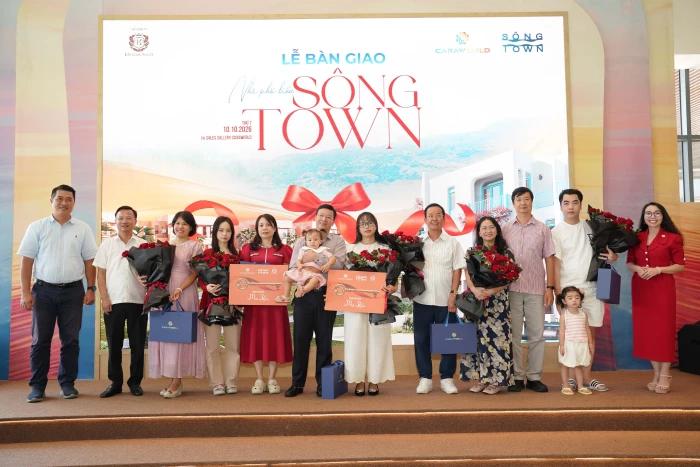 Sông Town chính thức đón những chủ nhân đầu tiên, tiếp nối hành trình phát triển CaraWorld