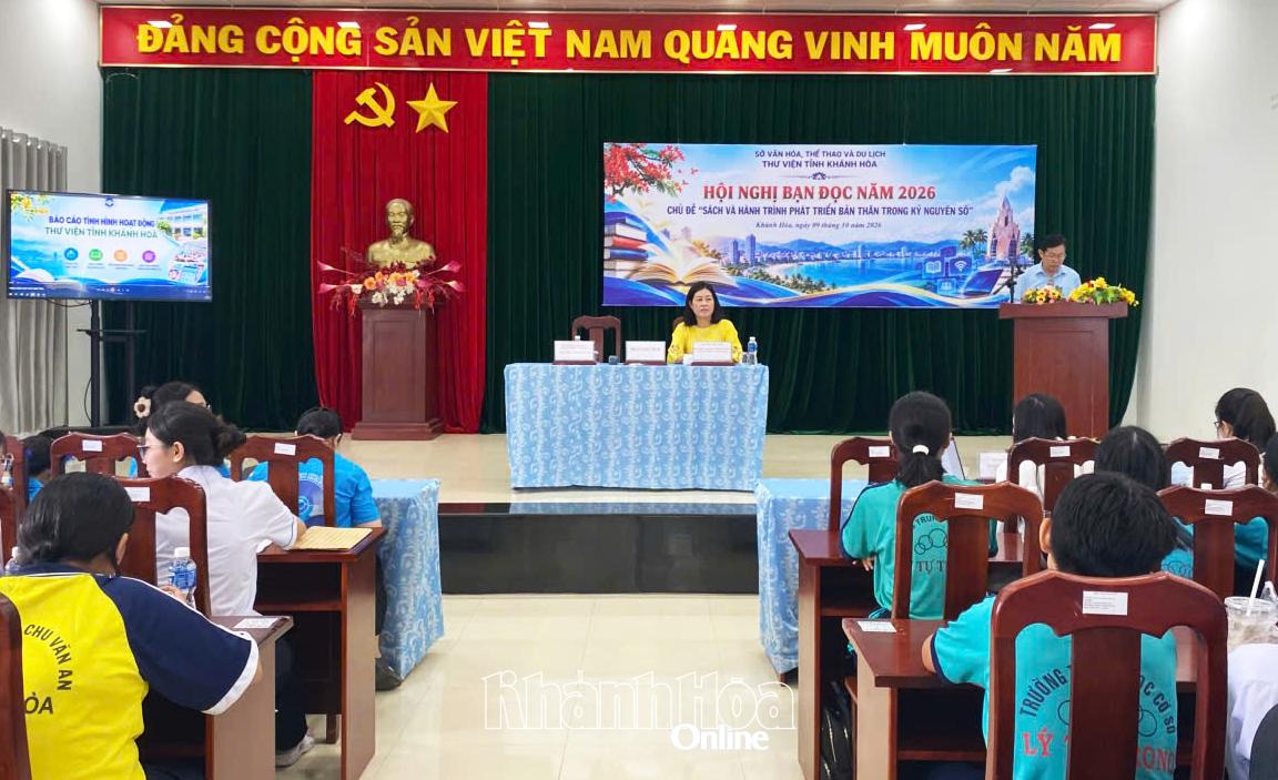 Quang cảnh hội nghị bạn đọc năm 2026.