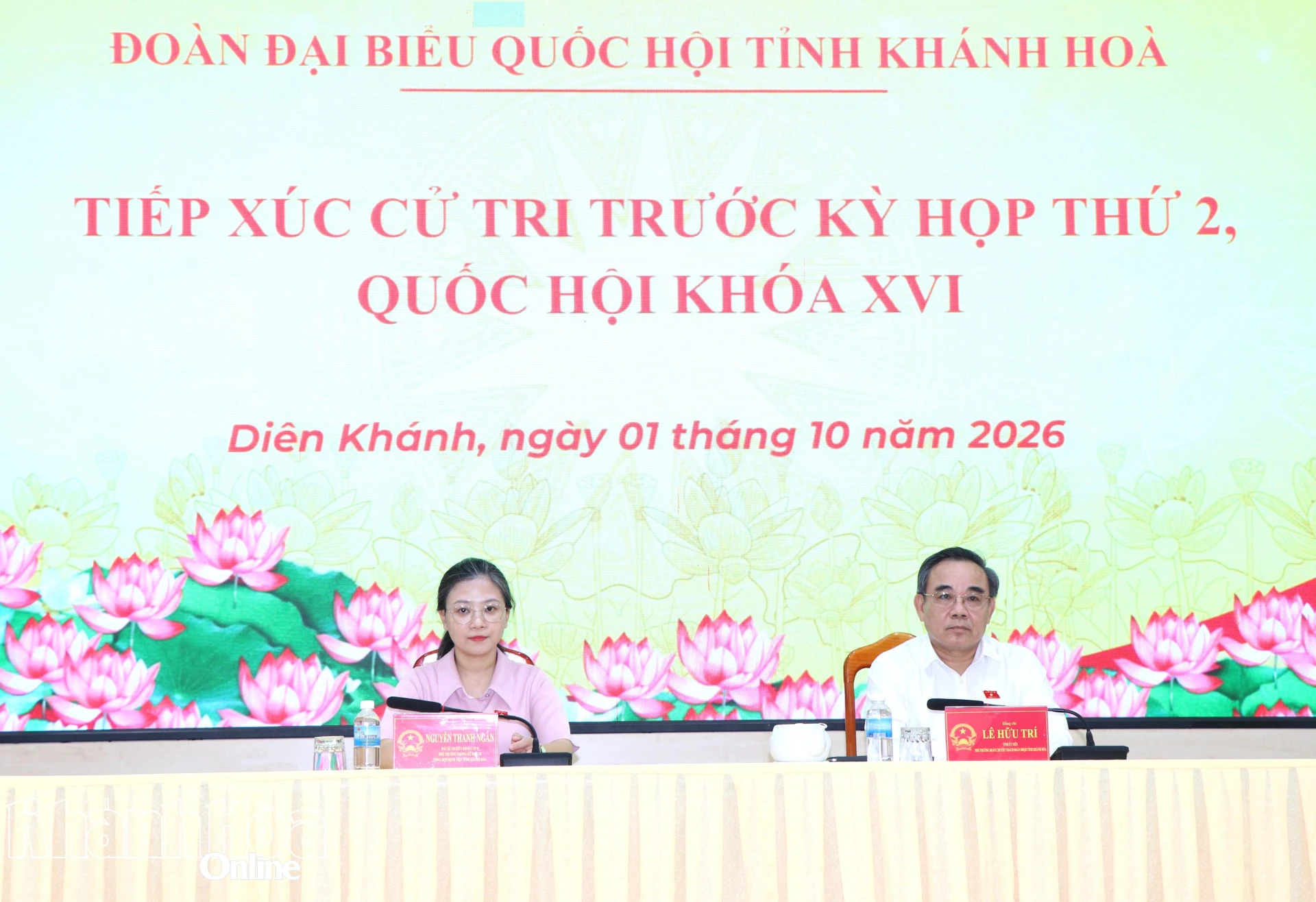 Đại biểu Quốc hội tỉnh tiếp xúc cử tri các xã khu vực Diên Khánh.
