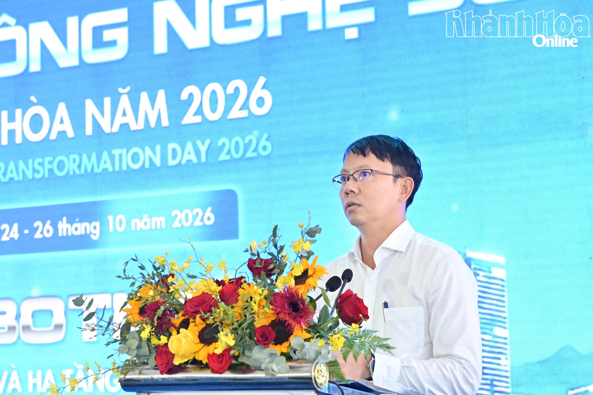 Đồng chí Nguyễn Thanh Hà phát biểu bế mạc ngày hội.