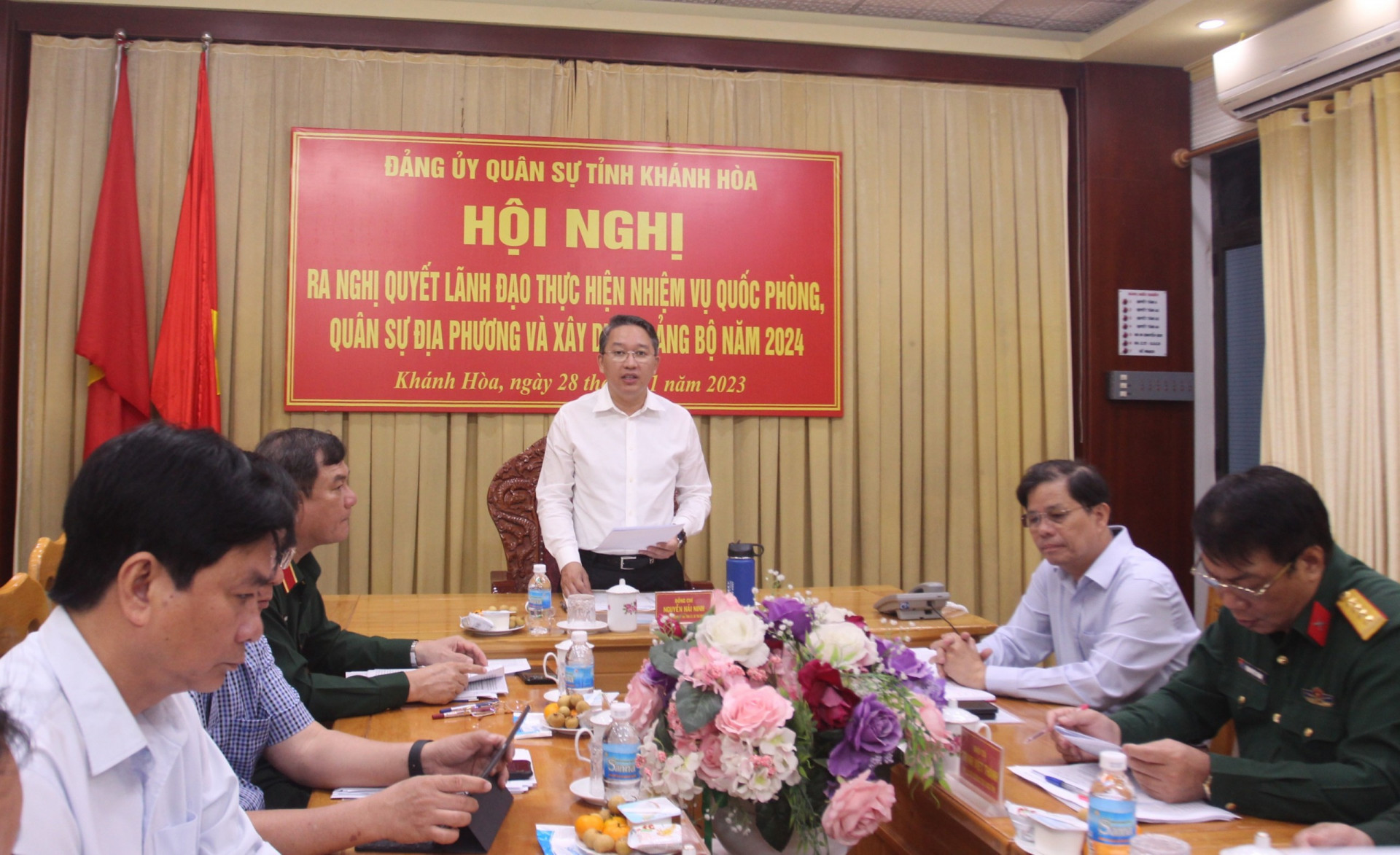 Ông Nguyễn Hải Ninh phát biểu chỉ đạo tại hội nghị.