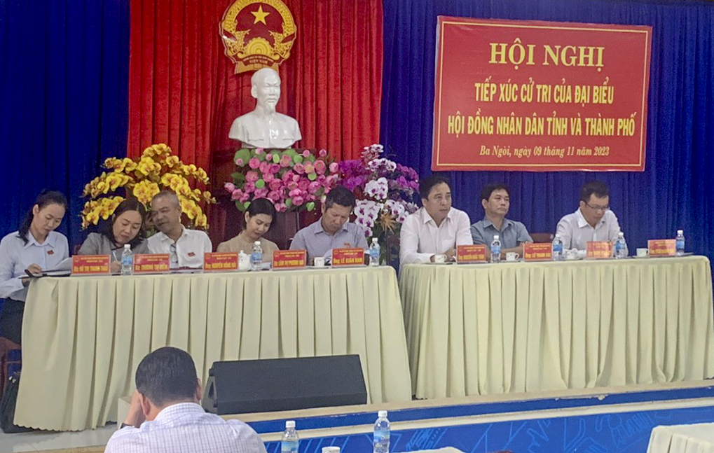 Ông Nguyễn Khắc Toàn - Phó Bí thư Thường trực Tỉnh ủy, Chủ tịch HĐND tỉnh Khánh Hòa:: Tiếp xúc cử tri xã Cam Bình và phường Ba Ngòi (TP. Cam Ranh)