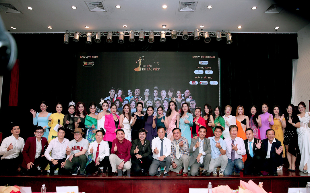 The jury, organization committee, guests, and organization crew of Miss Vietnam Talent and Beauty Contest 2023 (Photo: organization committee)
