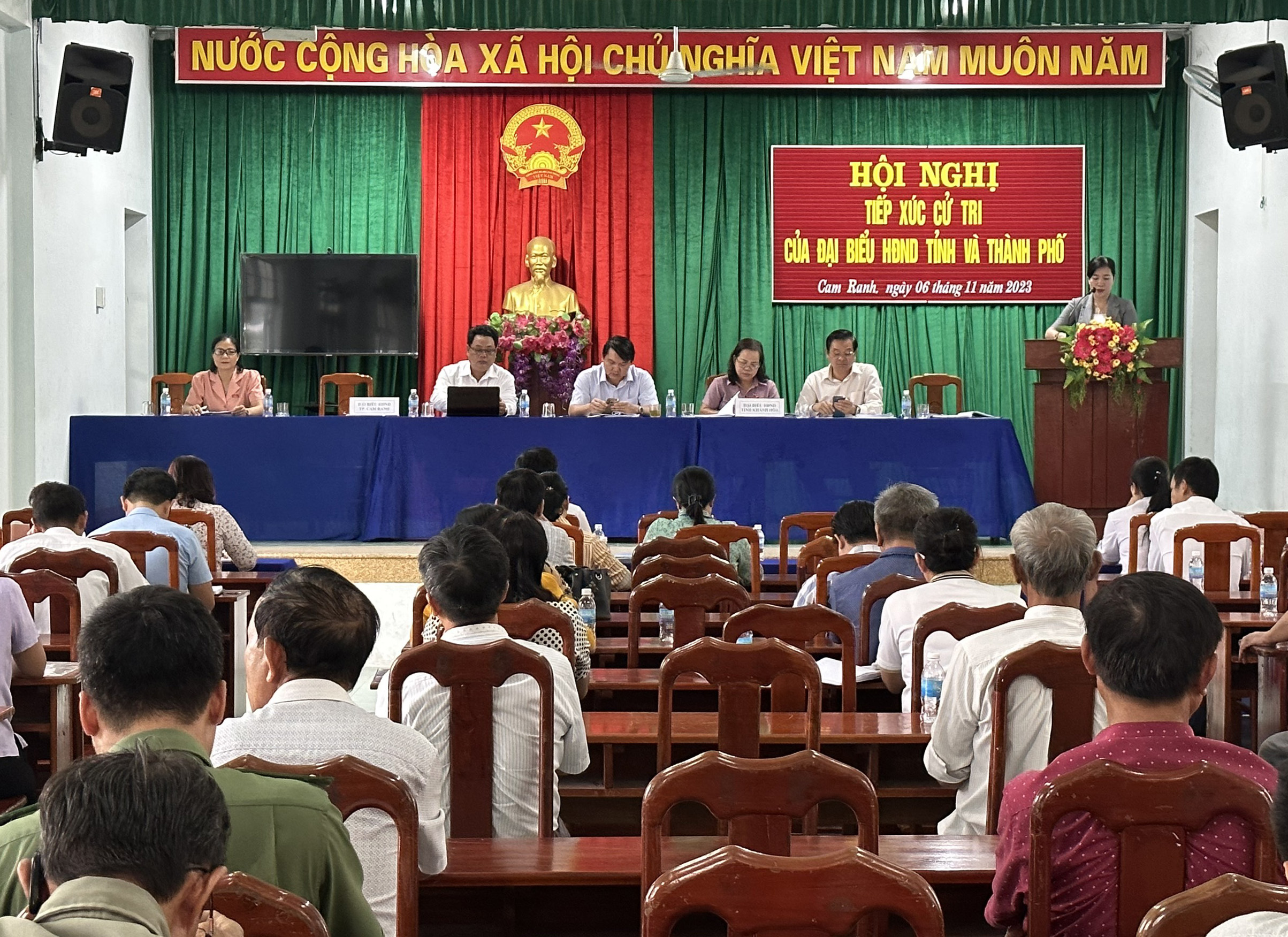 Đại biểu HĐND tỉnh Khánh Hòa tiếp xúc cử tri TP. Cam Ranh