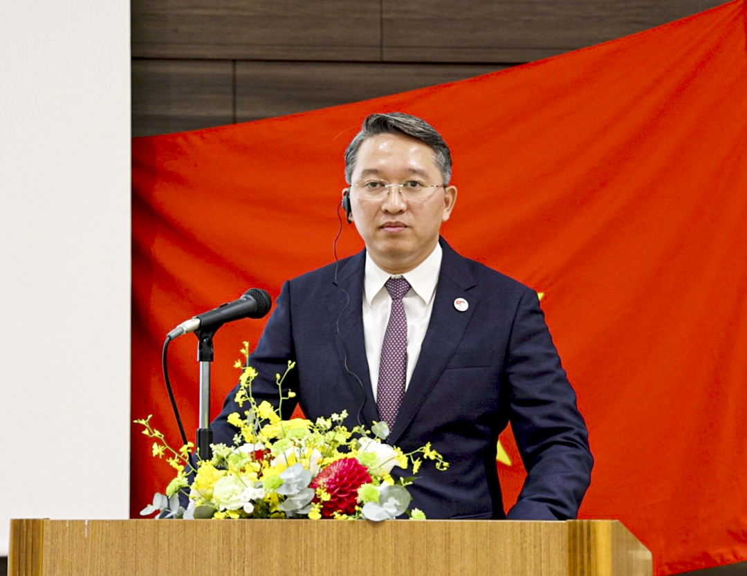 Bí thư Tỉnh ủy Nguyễn Hải Ninh phát biểu tại hội nghị