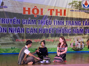 Hơn 130 học sinh tham gia Hội thi “Tuyên truyền giảm thiểu tình trạng tảo hôn và hôn nhân cận huyết thống”