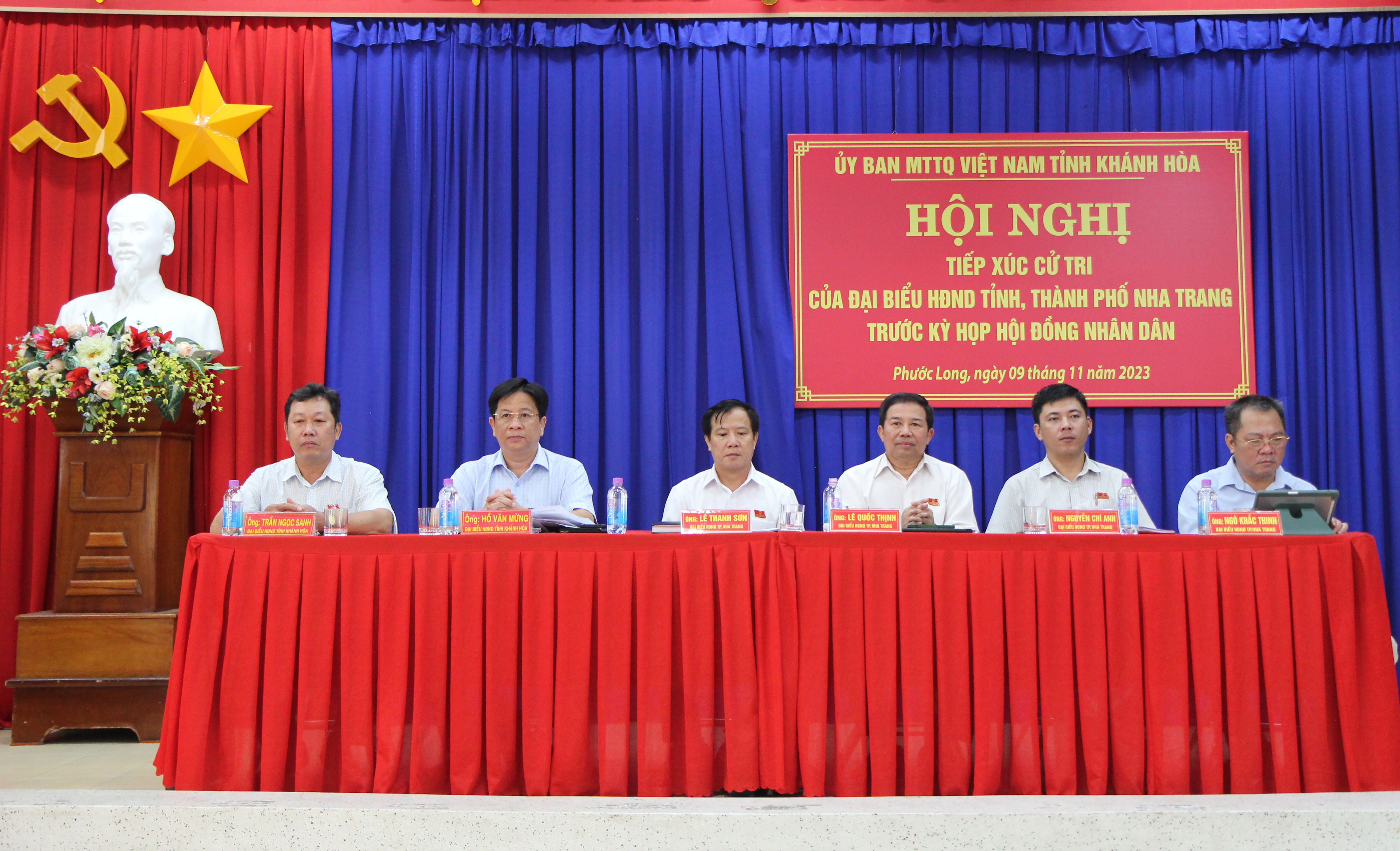 Tiếp xúc cử tri 2 phường Phước Long, Vĩnh Trường (TP. Nha Trang)