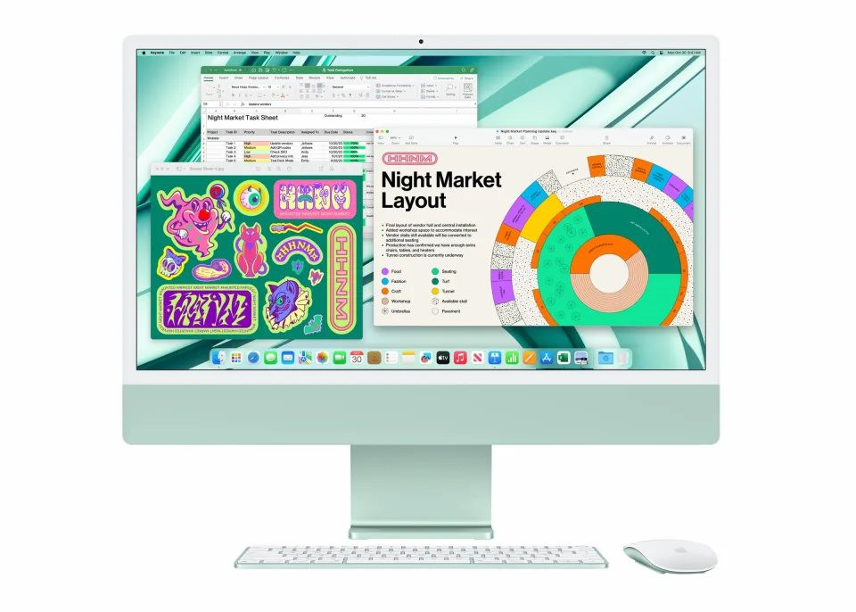 Thiết kế iMac mới không khác biệt so với thế hệ hiện nay.