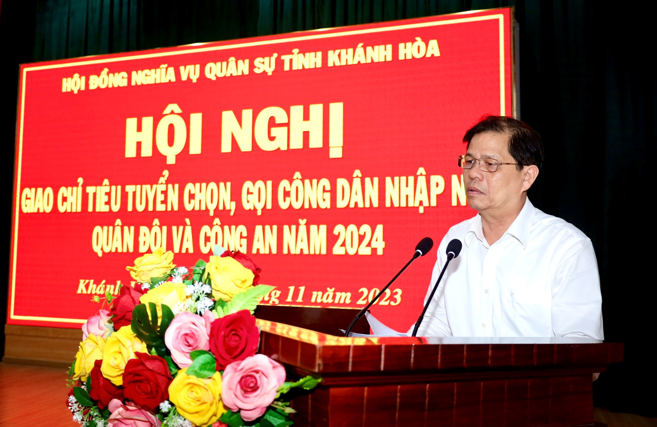 Năm 2024, tỉnh Khánh Hòa được giao chỉ tiêu tuyển chọn và gọi 2.204 thanh niên nhập ngũ