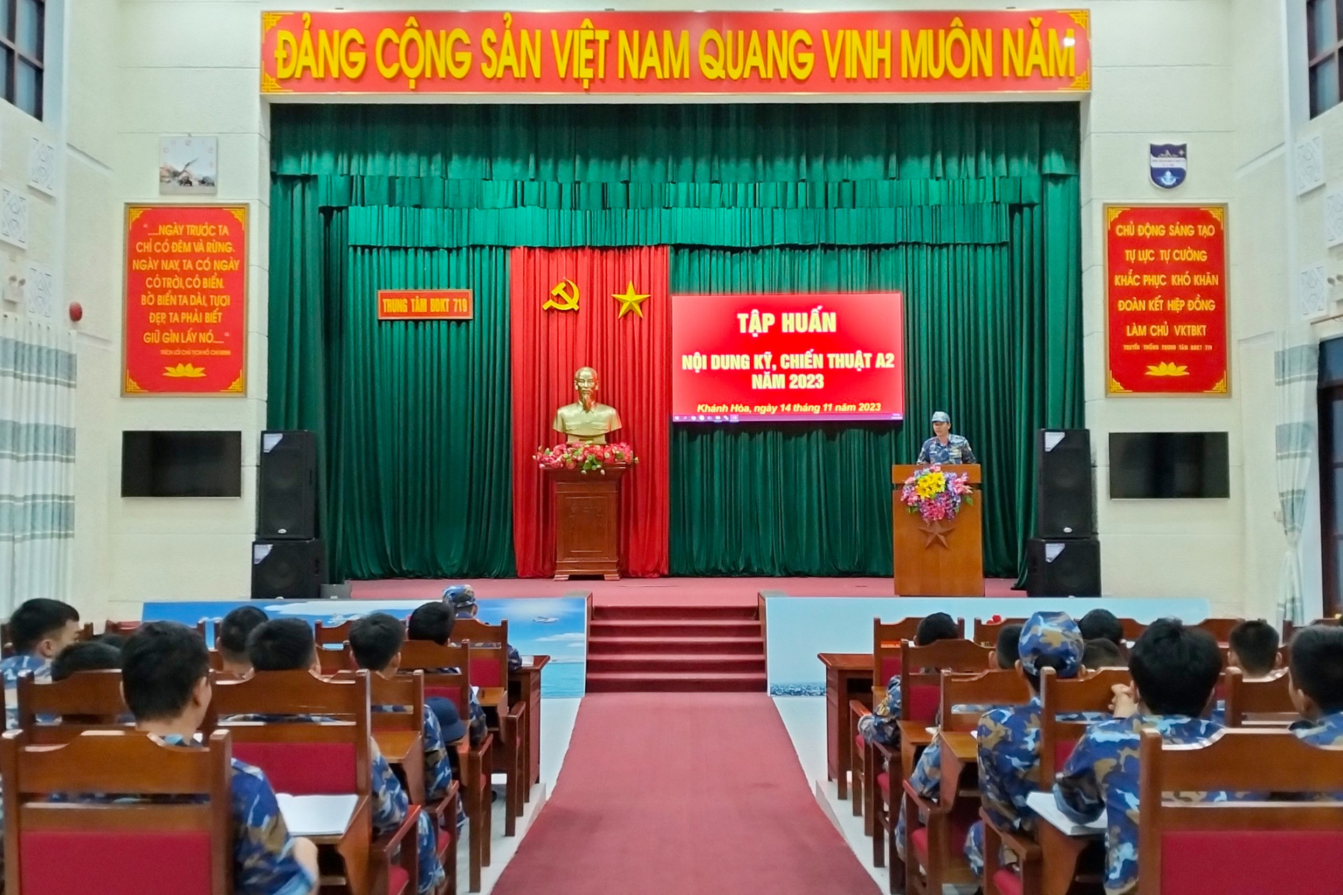 Quang cảnh khai mạc tập huấn.