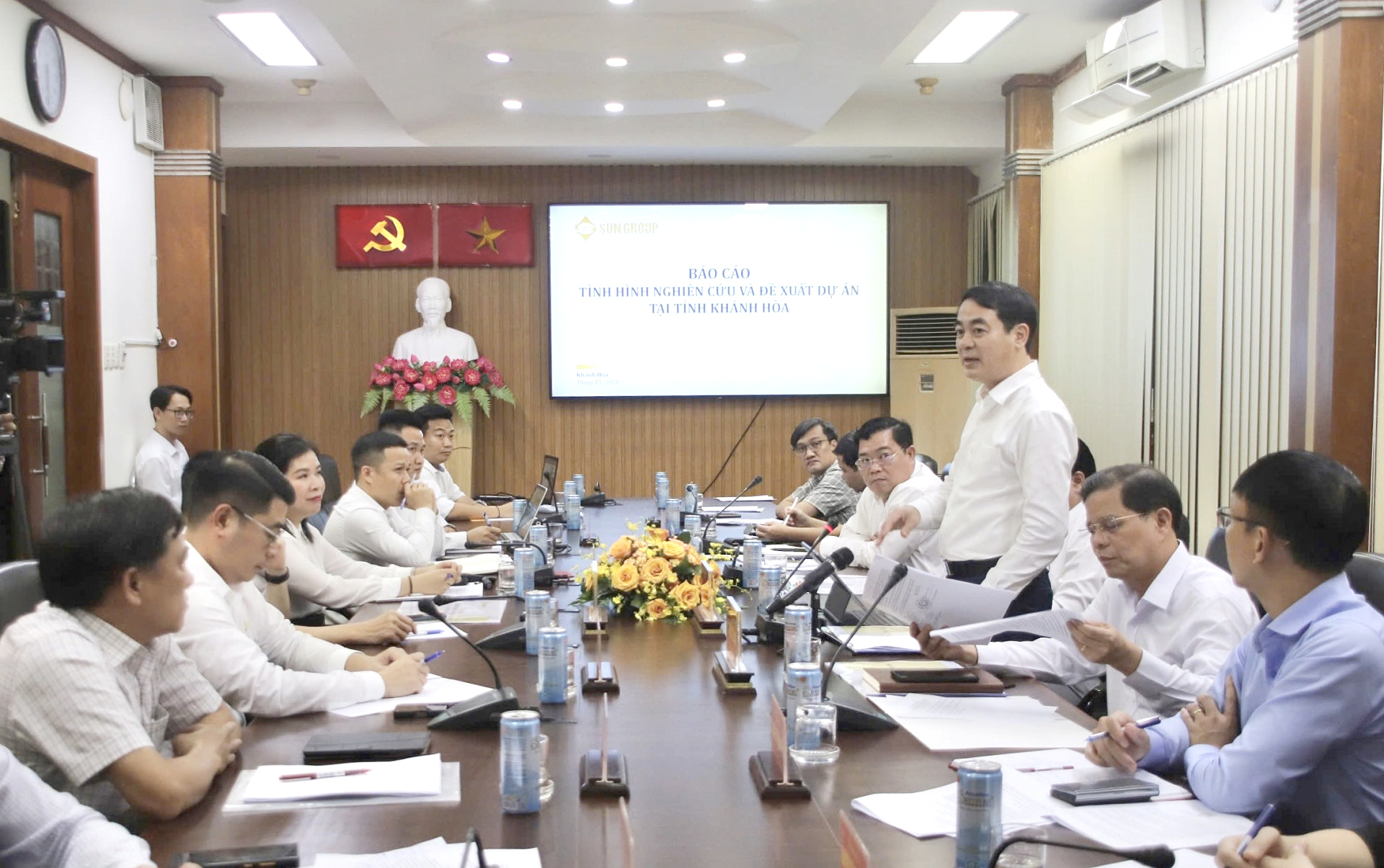 Thường trực Tỉnh ủy làm việc với Tập đoàn Sun Group