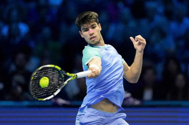 Carlos Alcaraz không có phong độ tốt nhất tại ATP Finals năm nay