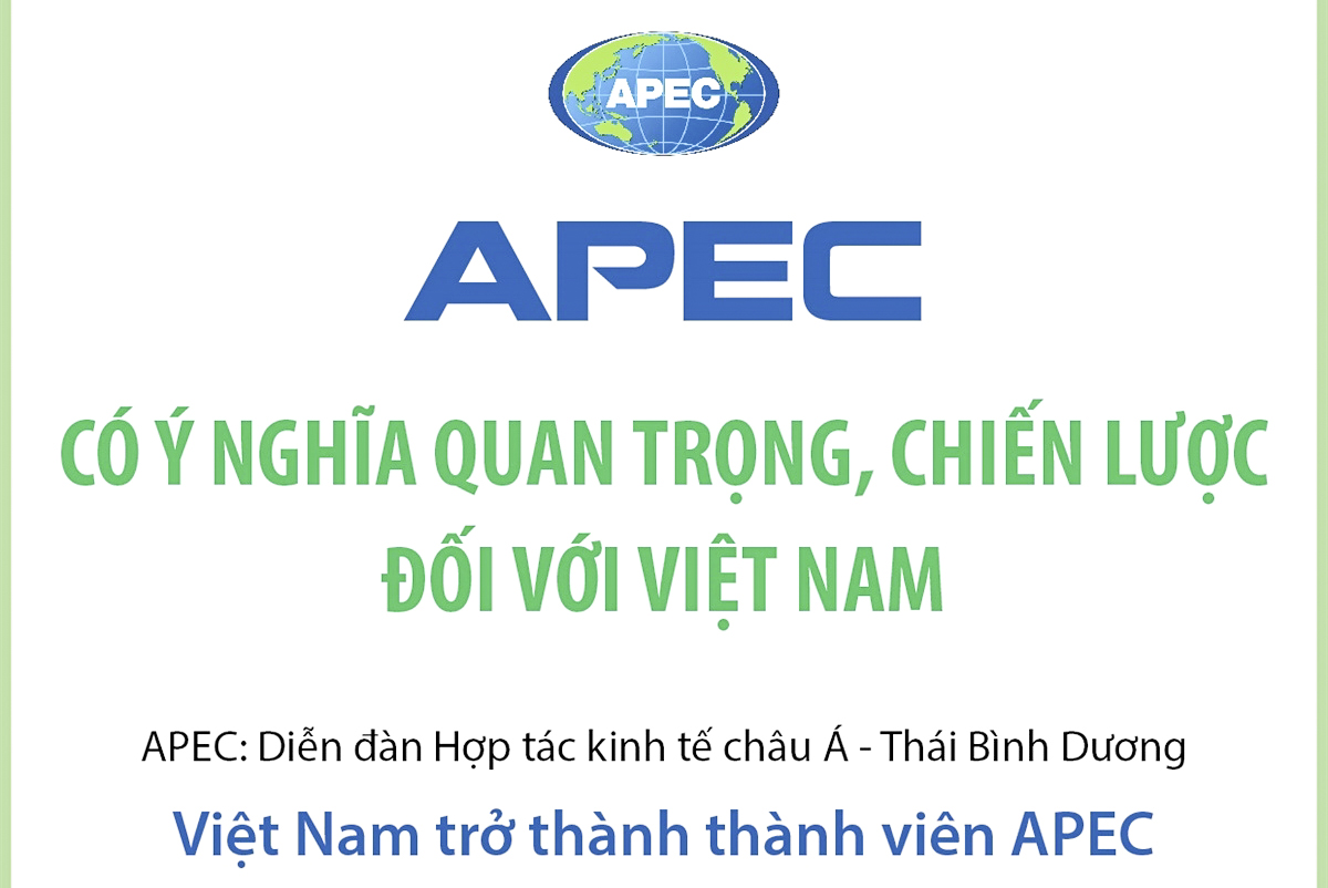APEC có ý nghĩa quan trọng, chiến lược đối với Việt Nam
