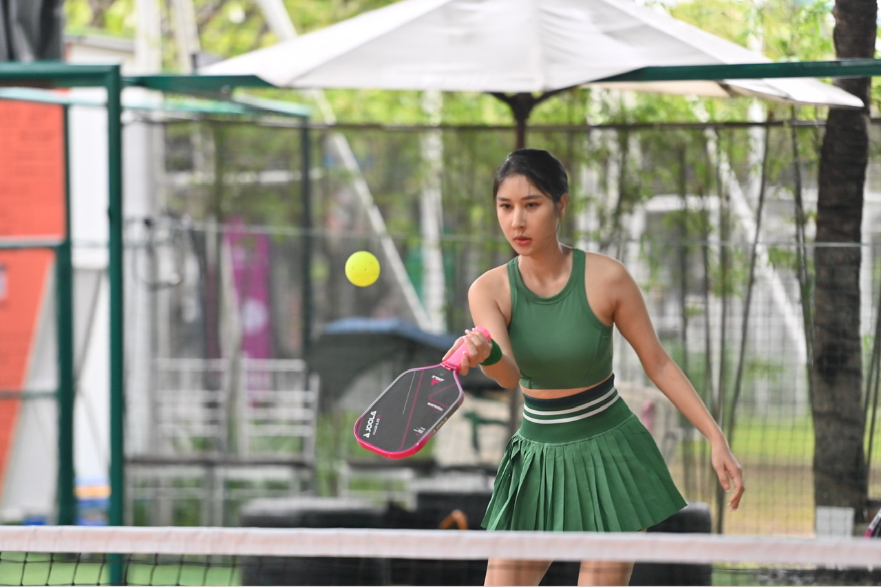 A player competes at Champa - KTV Pickleball Cup 2024

