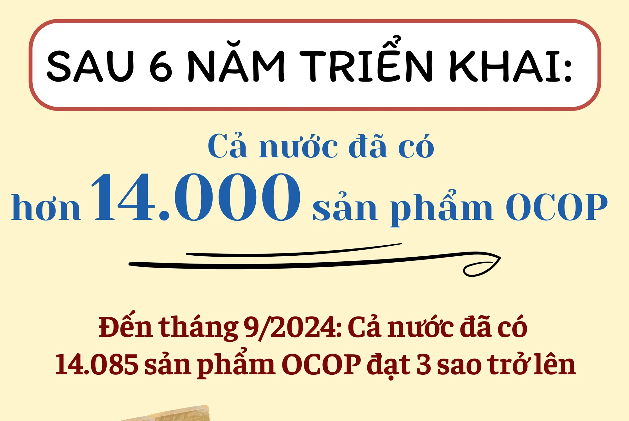 6 năm triển khai, cả nước có hơn 14.000 sản phẩm OCOP