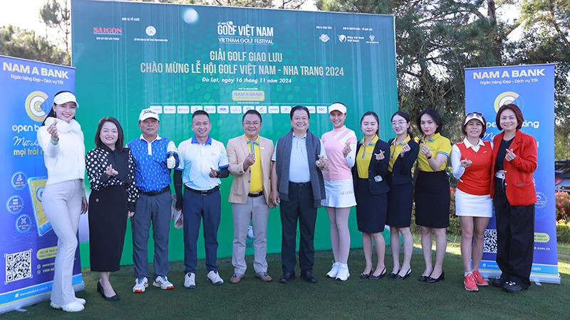 Giải golf chào mừng Lễ hội Golf Việt Nam-Nha Trang 2024 có sự góp mặt của gần 40 golfer. (Ảnh Ban tổ chức)

