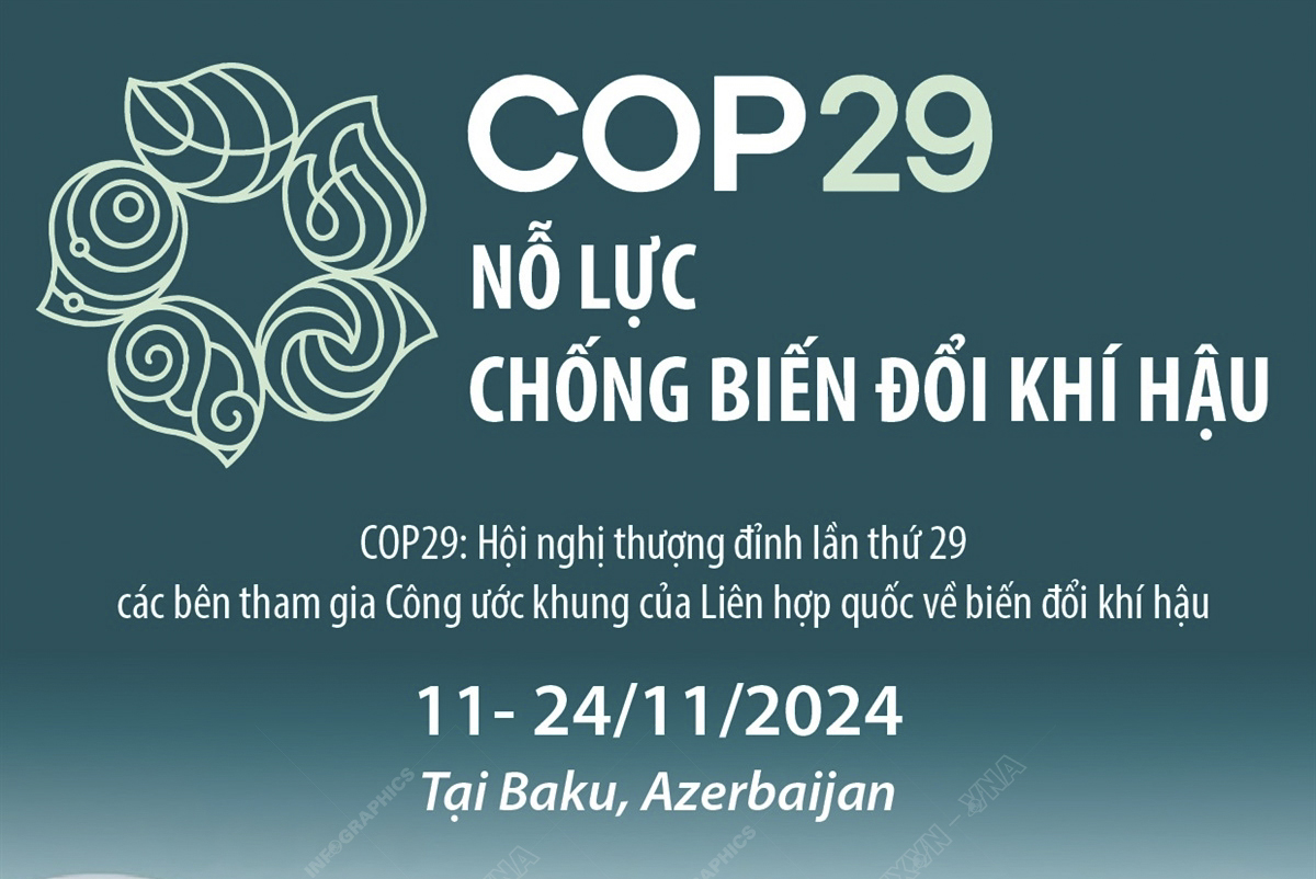 COP29 nỗ lực chống biến đổi khí hậu