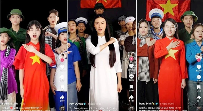 Hòa chung không khí cả nước chào mừng 79 năm Cách mạng Tháng Tám và Quốc khánh 2/9, trào lưu Tôi yêu Tổ quốc tôi được giới trẻ sôi nổi hưởng ứng.

