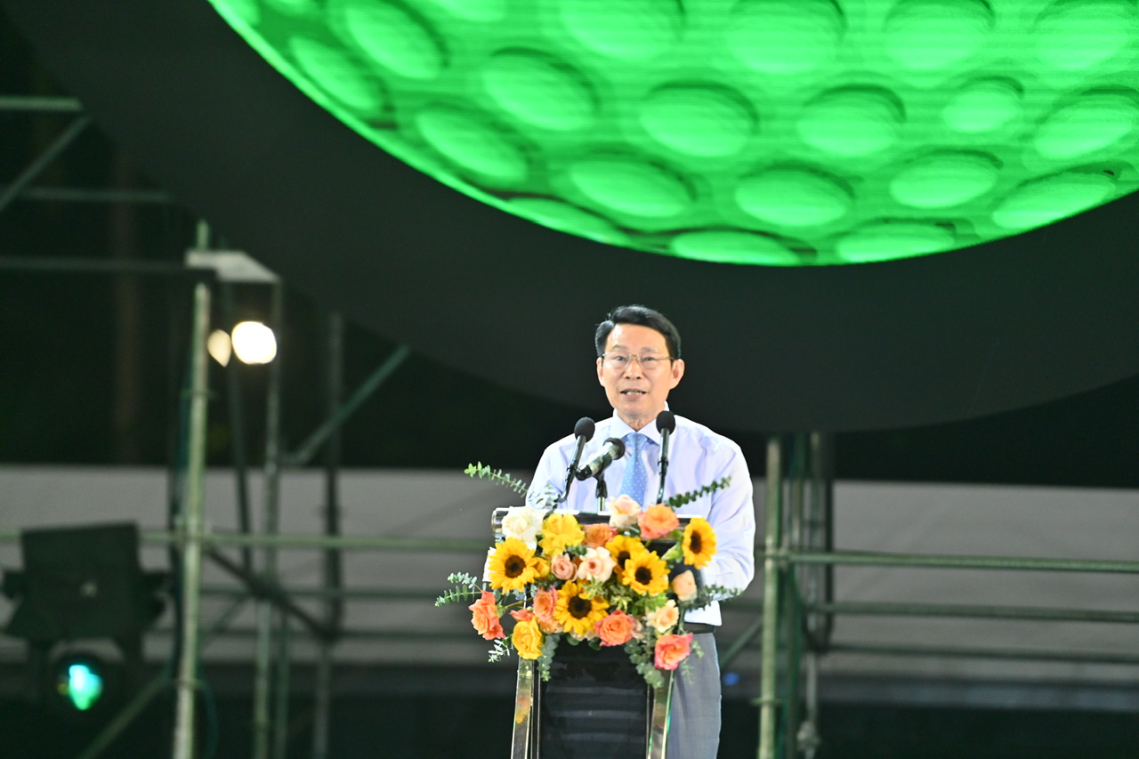 Dinh Van Thieu speaking at Vietnam Golf Festival - Nha Trang 2024

