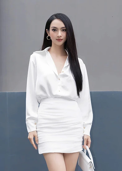 Á hậu Miss Universe Vietnam 2024 Vũ Thúy Quỳnh.