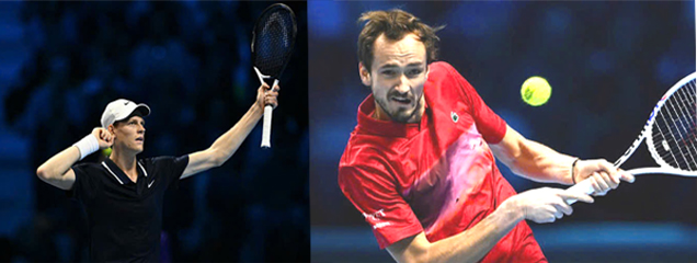 ATP Finals:Tay vợt số một thế giới Sinner khẳng định sức mạnh