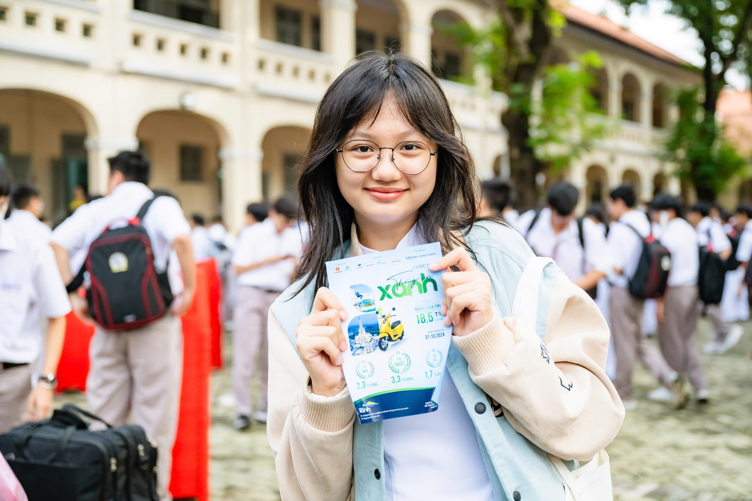 Hàng nghìn học sinh cả nước sôi nổi hưởng ứng cuộc thi Tiếng nói Xanh mùa 2