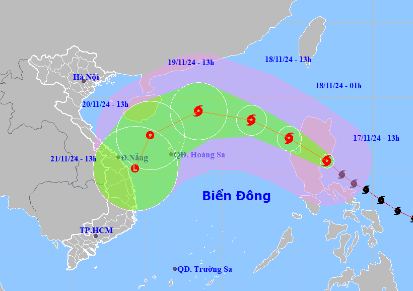 Công điện về ứng phó với bão Man-yi